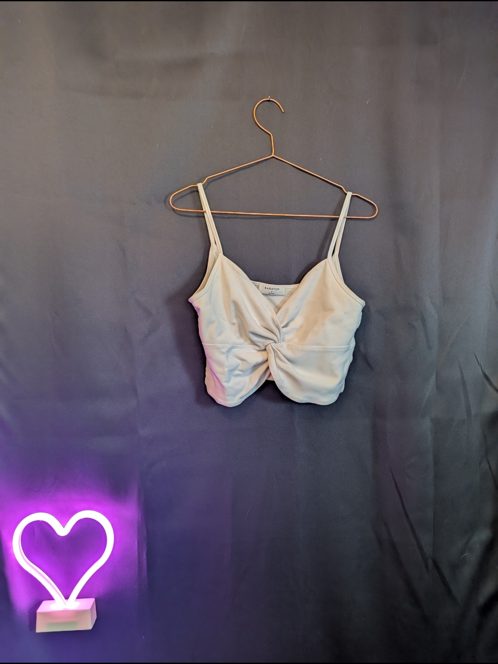 Babaton Cream Twisted Front Camisole Crop Casual Aritzia